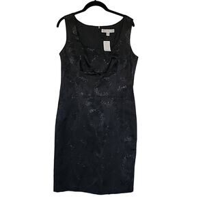 NWT Forth & Towne Prize Silk Shimmer Sheath Dress, 8